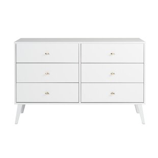 Lafever 6 Drawer 57" W Double Dresser | AllModern